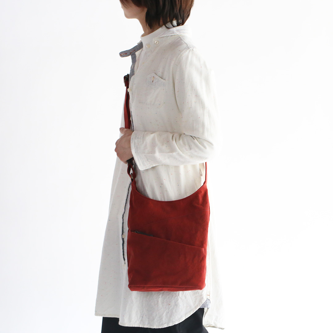 備長炭染め帆布ミニノコショルダーバッグ