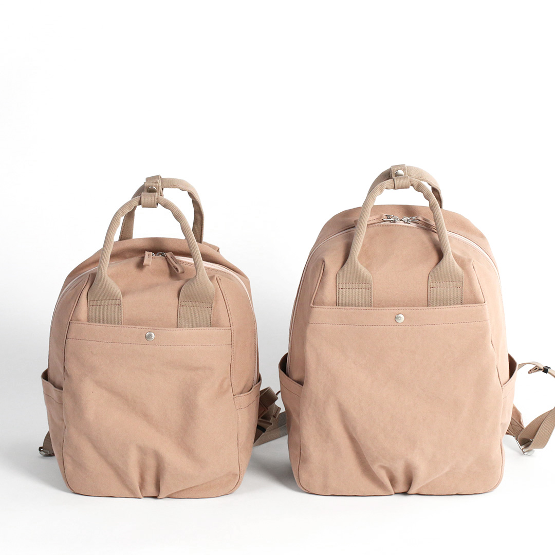 8号帆布ふっくりフタミミリュック サイズ詳細