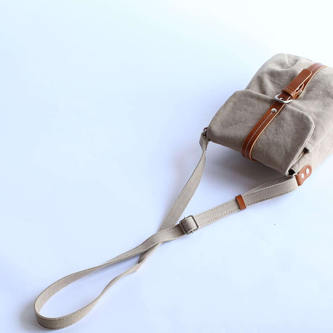 ふんわり8号帆布ミニショルダーバッグ ショルダーベルト
