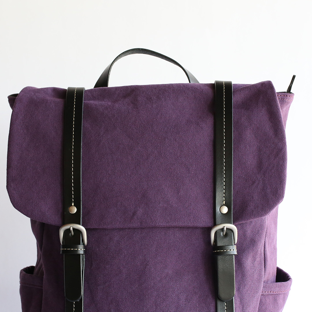 ふんわり帆布8号おおきなリュック帆布生地