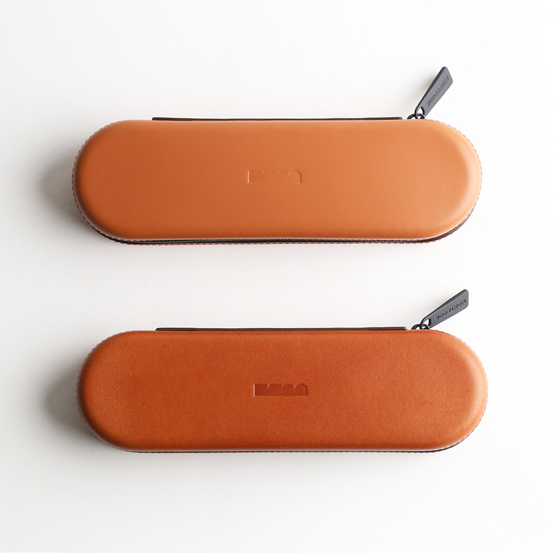 MONTBOOK Tondo ペンケース　牛革とコードバン 