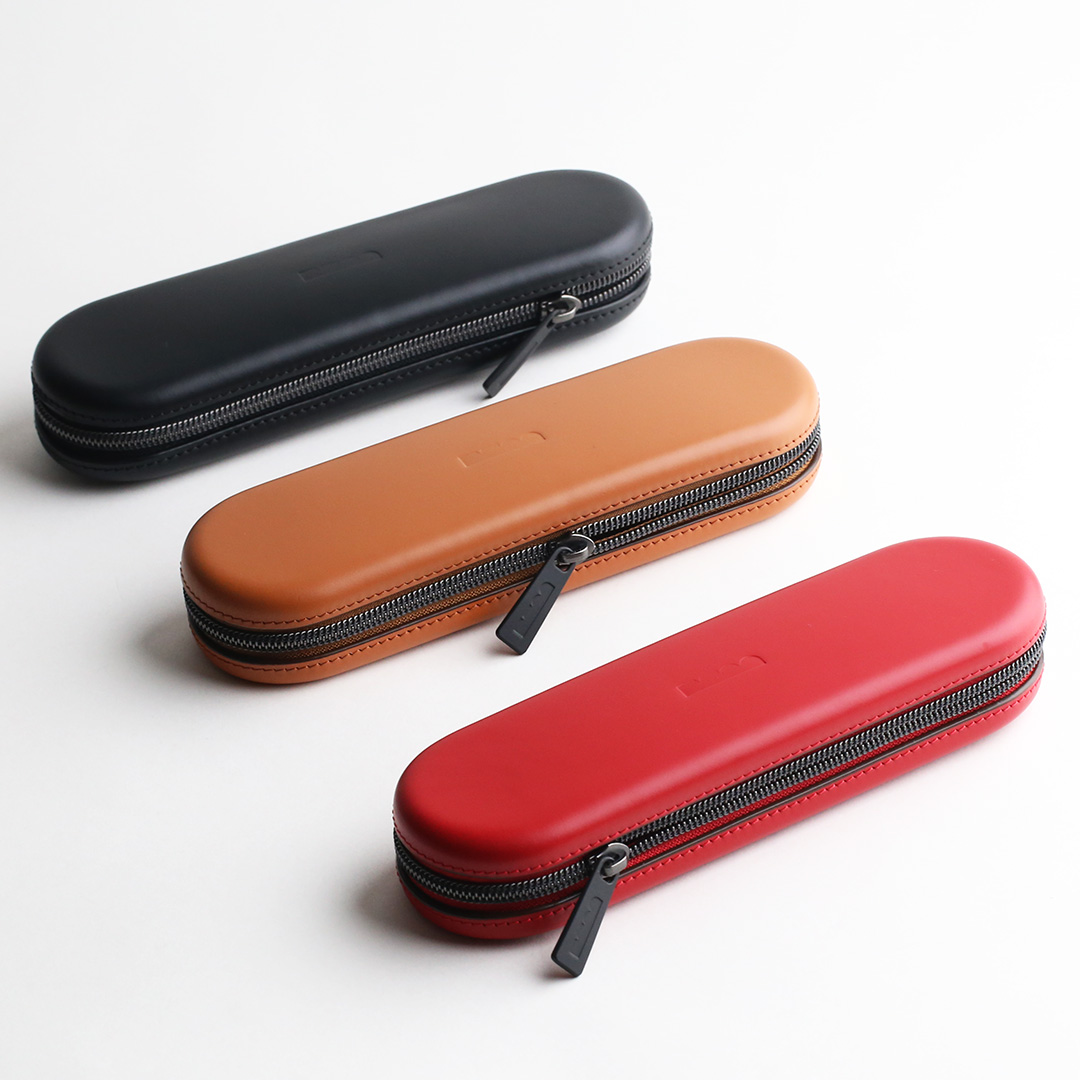 MONTBOOK Tondo ペンケース-コードバン 全体