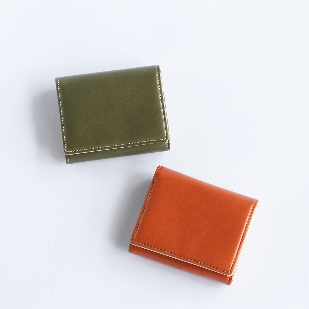 栃木レザー二つ折りミニ財布全色