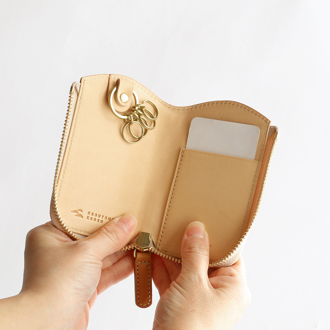 栃木レザーキーケース 内装