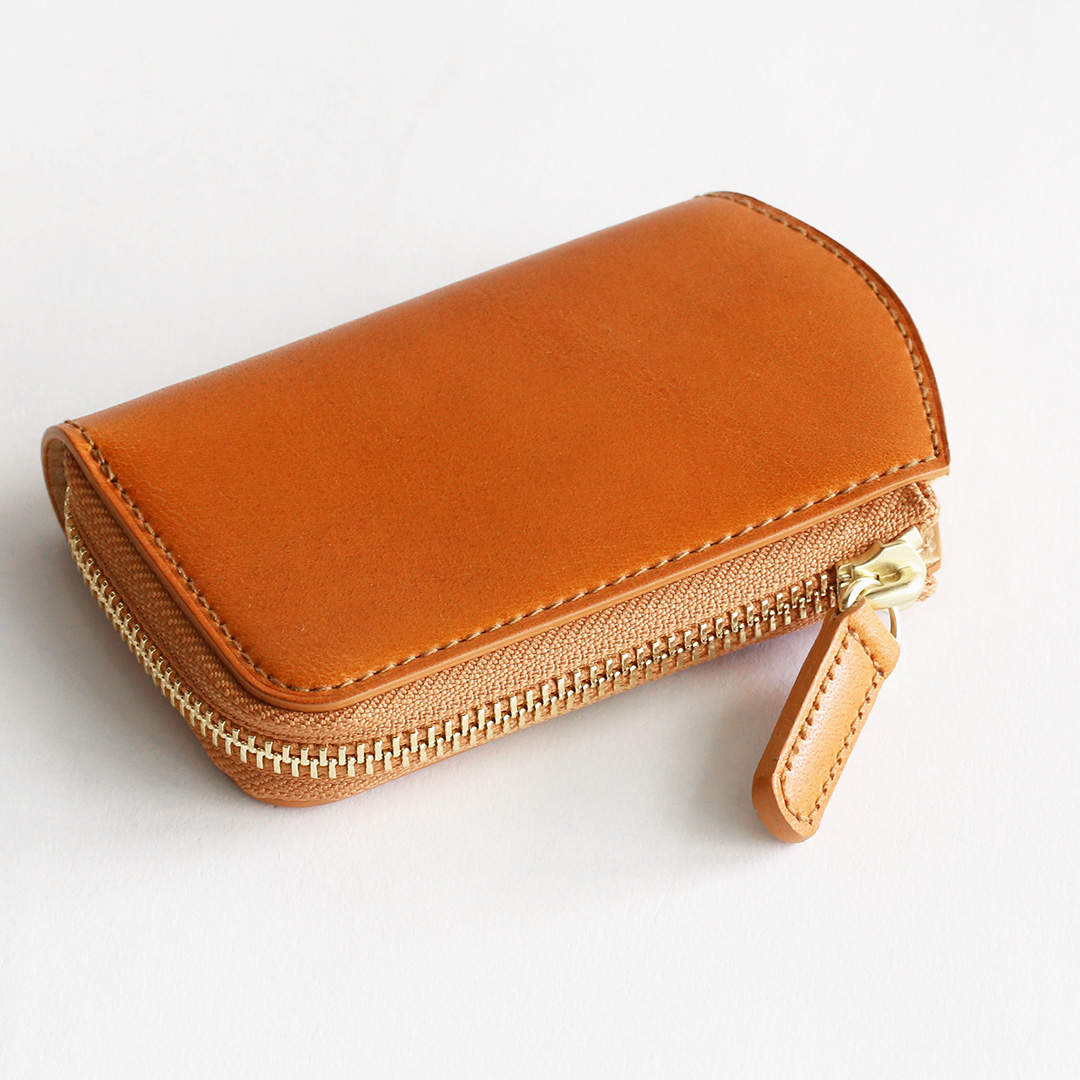 栃木レザーキーケース キャメル