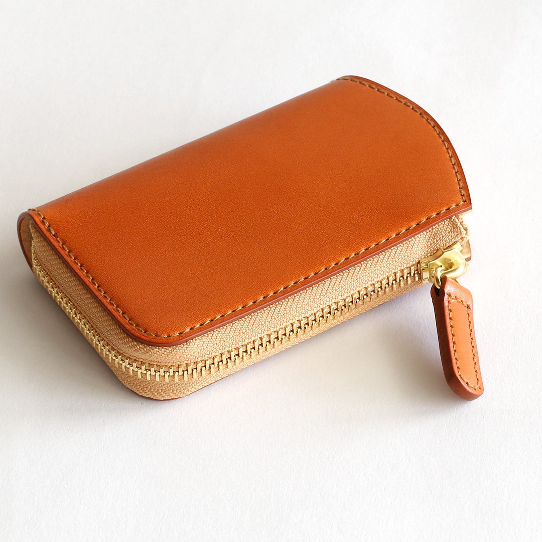 栃木レザーキーケース オレンジ